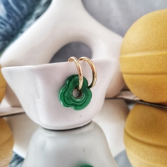 HOOPS GREEN ORO