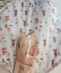 Playmat animalitos con moños - comprar online