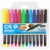 Caneta Brush Pen Aquarelável 12 Cores Cis