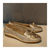 Mocasin Trenzado Platino