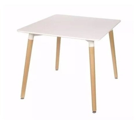 Mesa Eames Cuadrada 80x80 Negra en internet