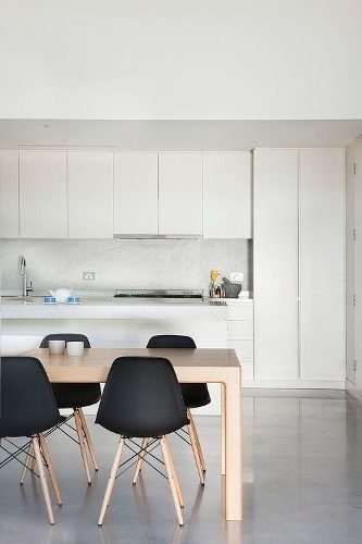 Imagen de Silla Diseño Eames DSW negra Polipropileno