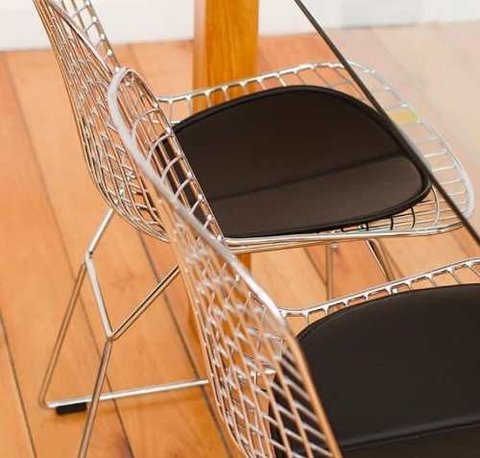 Silla Diseño Bertoia Cromada - Decorando Shop