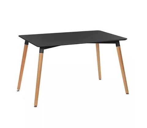 Mesa Eames Rectangular 120x80 Negra - comprar online