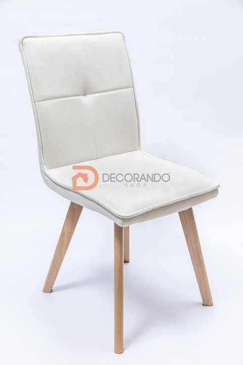 Silla Oslo Tapizada Blanca