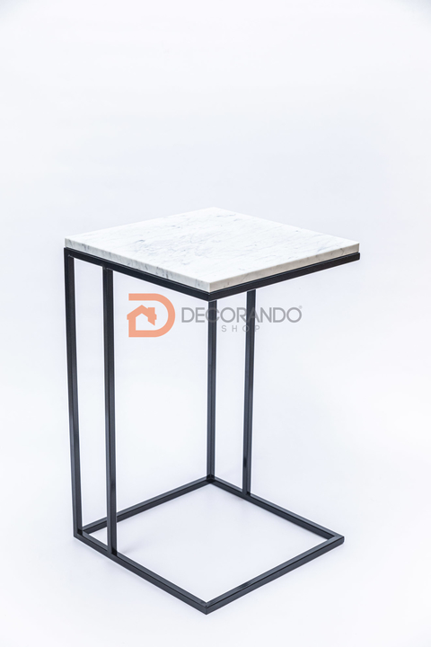Mesa Arrime Mármol Carrara 40x40