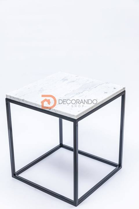 Mesa Ratona Mármol Carrara 40x40