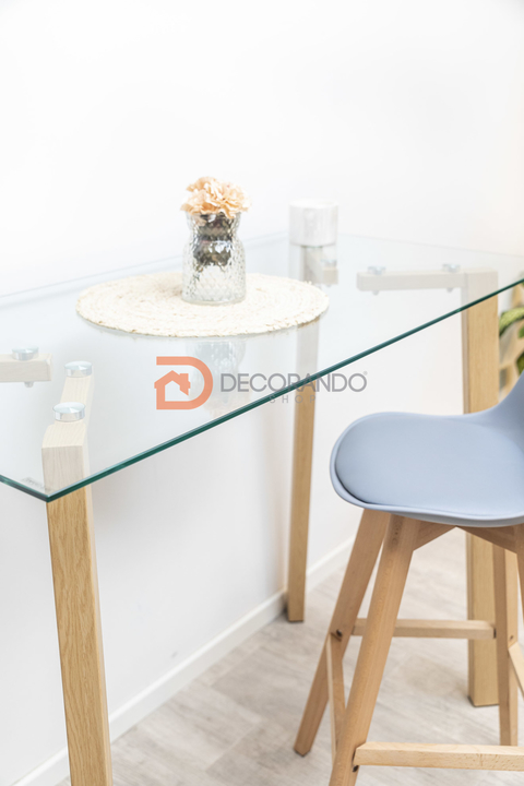 Barra Desayunadora Vidrio Bari - tienda online