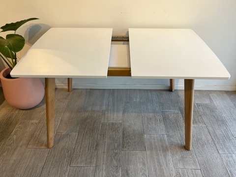 Mesa Extensible Tulip 160 a 200 Blanca en internet
