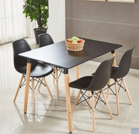 Mesa Eames 120x80 + 4 Sillas Eames en internet