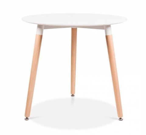 Mesa Redonda 1mt + 4 Sillas Eames - comprar online