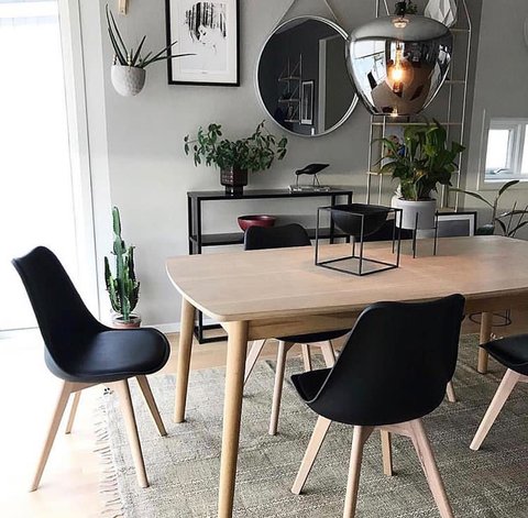 Silla Diseño Tulip Negra Polipropileno en internet
