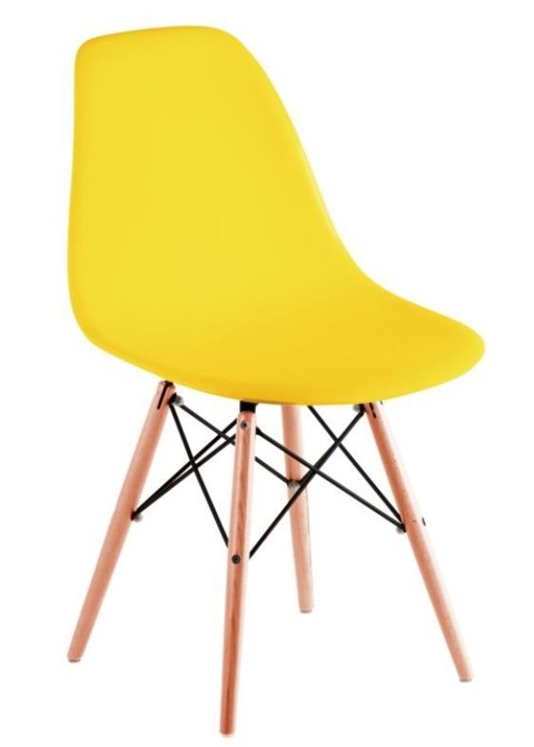 Silla Diseño Eames DSW negra Polipropileno en internet