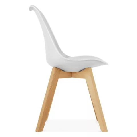 Silla Diseño Tulip Blanca Polipropileno - comprar online