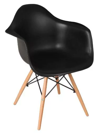 Sillon Diseño Eames DSW Negro