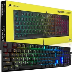 TECLADO MECANICO CORSAIR K60 RGB PRO CHERRY VIOLA BLACK