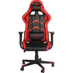 SILLA GAMER MARVO CH106 RECLINABLE 2 PUFF RED AND BLACK