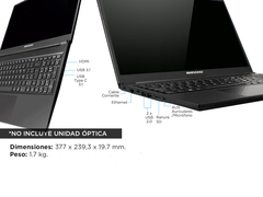 Imagen de NB BANGHO MAX L5 Intel Core I7 - Ram 8GB DDR4 - Disco SSD 480GB Pantalla 15.6" - FREEDOS