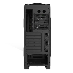 Imagen de GABINETE GAMER GAMEMAX H601 BR NEGRO - ROJO - FAN INCLUIDOS