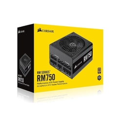 FUENTE CORSAIR 750W RM750X 80+ GOLD MODULAR COMPLETA - comprar online