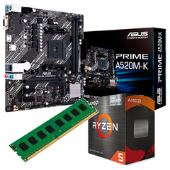 Combo Actualizacion Ryzen 5700G + A520M + DDR4 8GB 2666MHZ