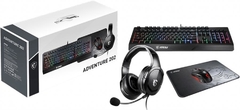 COMBO GAMER MSI ADVENTURE 202 TECLADO MOUSE AURICULAR MOUSEPAD RGB