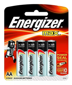 PILA AA ENERGIZER MAX ALCALINA PACK X 4