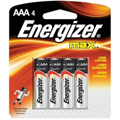 PILA AAA ENERGIZER MAX ALCALINA PACK X 4