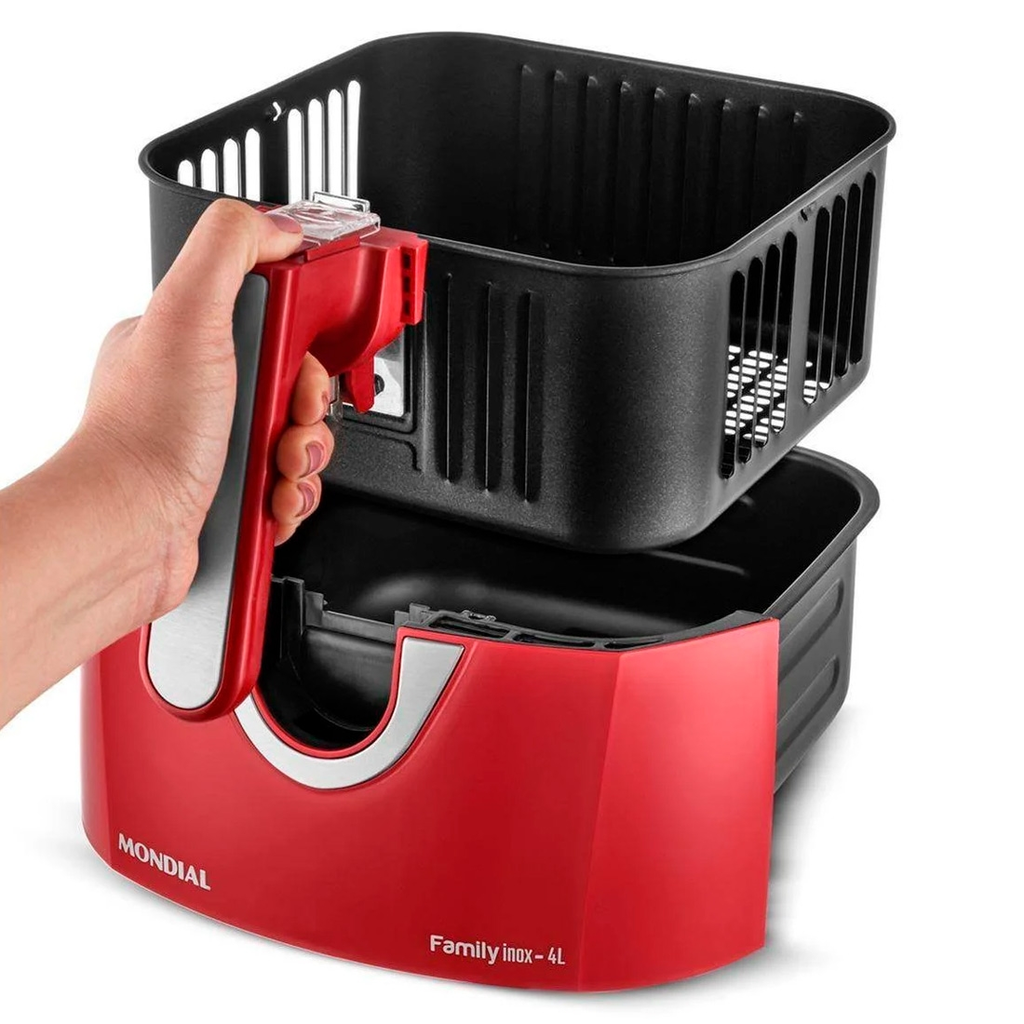 Fritadeira Air Fryer Mondial Vermelha 4 Litros AFN40 - Antiaderente ...