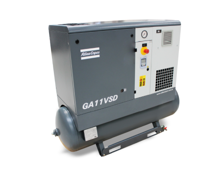 Compressor de Parafuso - G7 VSD Atlas Copco – 10HP - 265 LITROS
