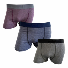 ART 96090M BOXER DE LYCRA CON ELASTICO TEJIDO -  MUNDERWEAR VNK