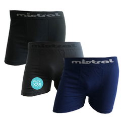 ART 96823M BOXER DE ALGODÓN SEAPLES PACK X36