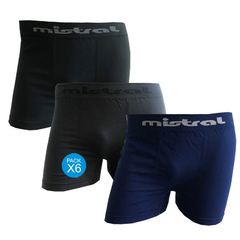 ART 96823M BOXER DE ALGODÓN SEAPLES PACK X6