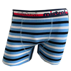 ART 19918 BOXER DE ALGODON CON LYCRA RAYADO FANTASY II PACK X3 en internet