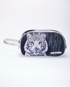COSMETIQUERA LEON GRIS