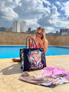 BOLSO DE COMPRAS / PLAYERO Jaguar Majestic Negro - comprar online