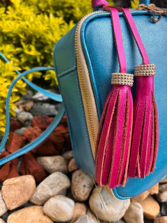 BOLSO BANDOLERA LUXURY AZUL C - ALMAMOR