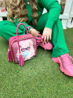 BOLSO CUADRADO LEÒN FUCSIA en internet