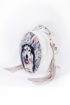 BOLSO REDONDO BLANCO en internet