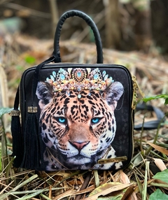 BOLSO DE MANO CUADRADO JAGUAR NEGRO - buy online