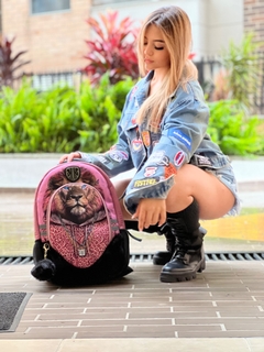 MORRAL URBANO Street Lion Pink Cuero - comprar online
