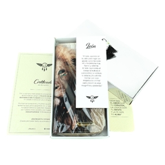BILLETERA León Gaia Dorado Cuero en Interior - online store