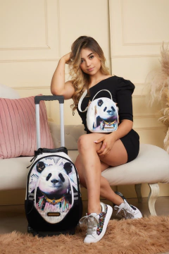 Imagen de BOLSO MINI OSO PANDA / manos libre /morral