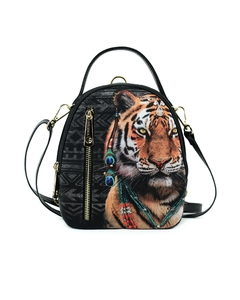 MINI MORRAL Cuero Tigre Majestic Negro