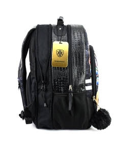 MORRAL URBANO Tigre Majestic Negro Cuero - ALMAMOR