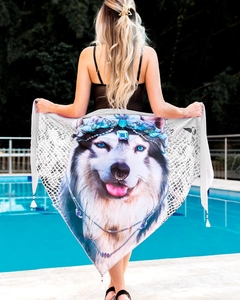 PAREO Lobo siberiano blanco - comprar online