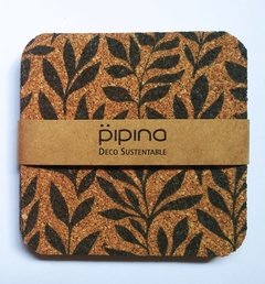 Set 4 Posavasos Corcho
