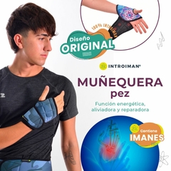Muñequera Pez Introiman.Tendinitis.Magnetoterapia Biomagnetismo