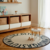 Alfombra tejida redonda ABC - comprar online