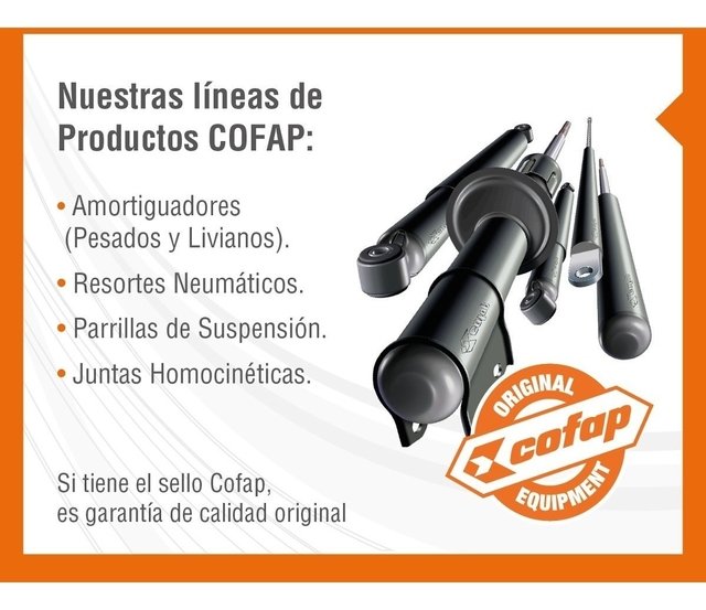 Kit 2 Amortiguadores Delantero Ford Fiesta Max Cofap - AF Adrian Fantinatto